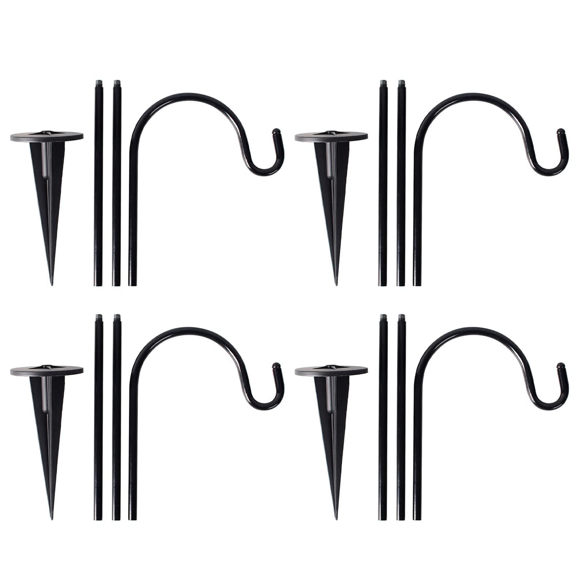 CALIDAKA easy-assembly shepherd hook allows fast installation.