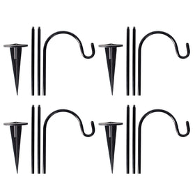 CALIDAKA easy-assembly shepherd hook allows fast installation.