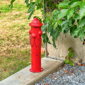 CaliDecor durable hydrant with stake anchors for secure placement.