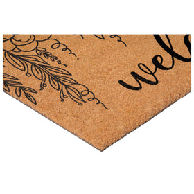 Calloway Mills Floral Vine Oversized 24x36 mat provides generous coverage.