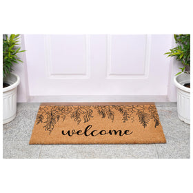 Calloway Mills Floral Vine doormat ideal for sheltered porch use.