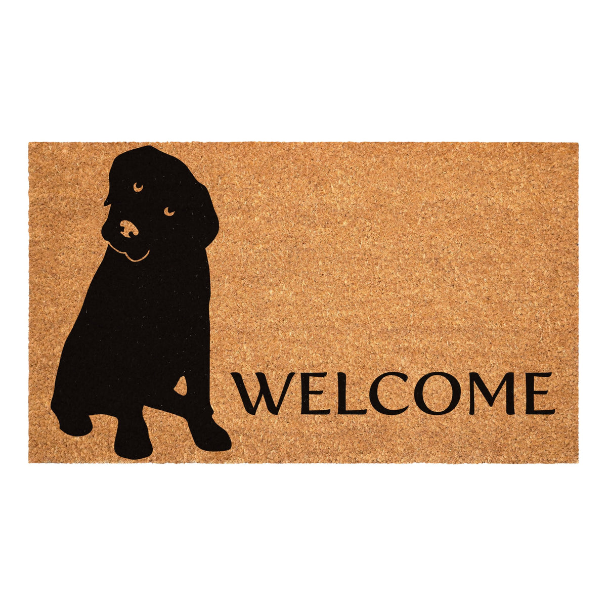 Calloway Mills Labrador Doormat with durable coir scrapes dirt from shoes