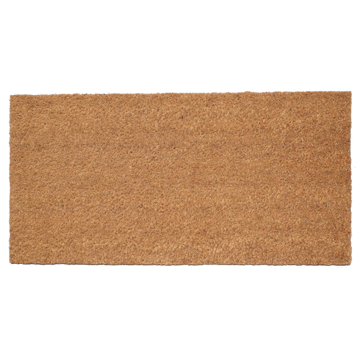 Calloway Mills natural coir doormat, 12x24, scrapes dirt at entryways