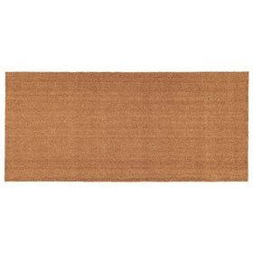 Calloway Mills natural coir doormat close-up fibers scrapes dirt