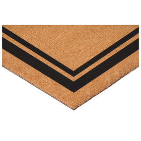 Calloway Mills doormat on a sheltered porch creates a neat inviting entry