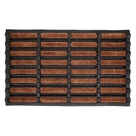 Calloway Mills snow and mud scraper doormat front view showing rugged construction for all-season use.