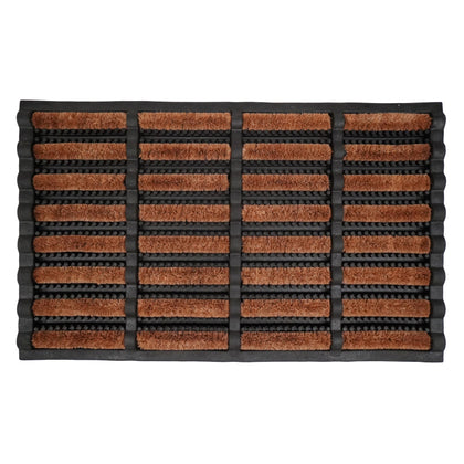 Calloway Mills snow and mud scraper doormat front view showing rugged construction for all-season use.