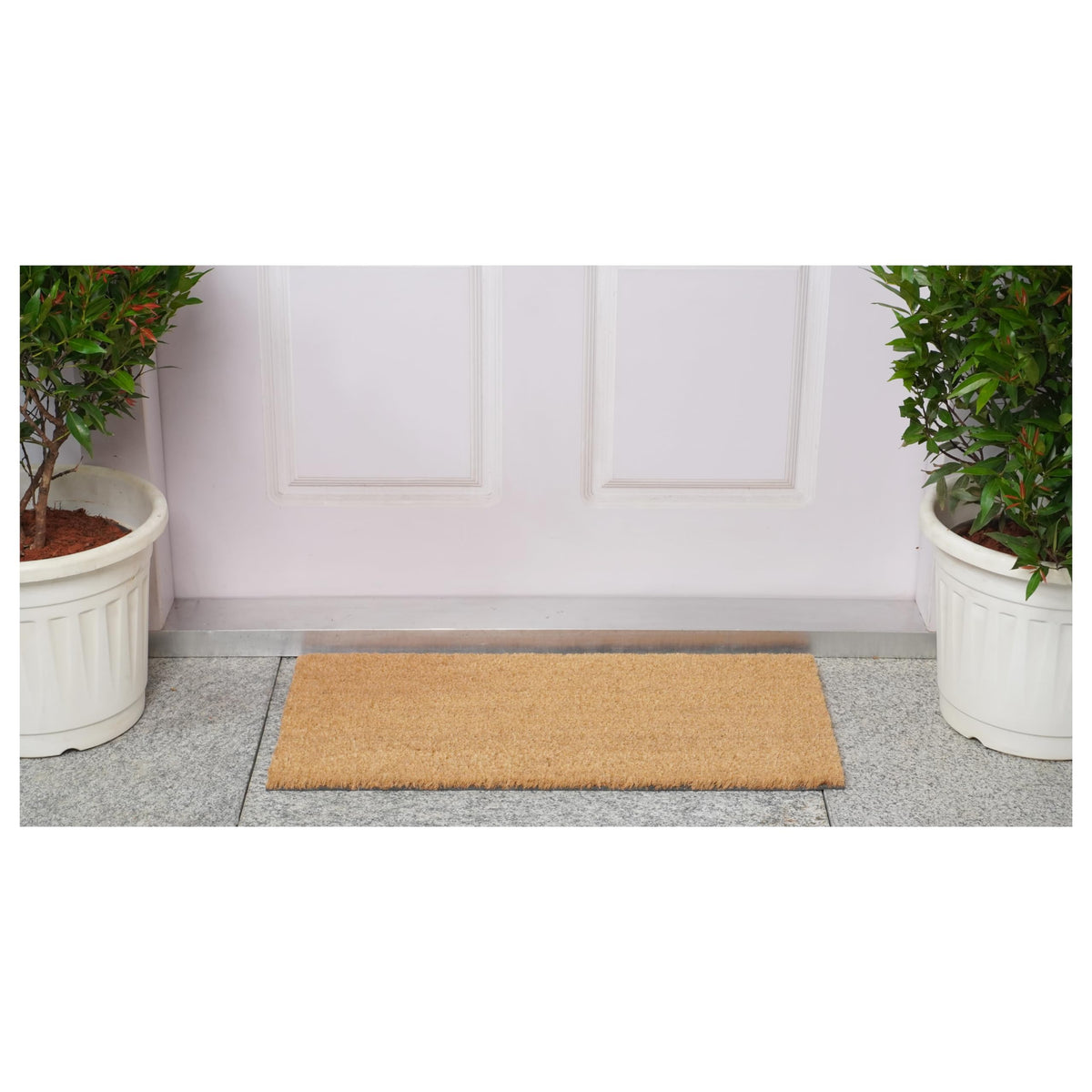Calloway Mills vinyl-backed doormat provides non-slip stability at doors
