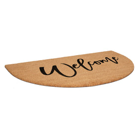 Calloway Mills welcome doormat size 24x36 demonstrating generous coverage.
