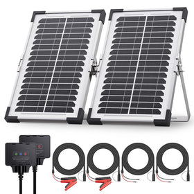 Callsun 15w solar panel for efficient 12v charging on vehicles.