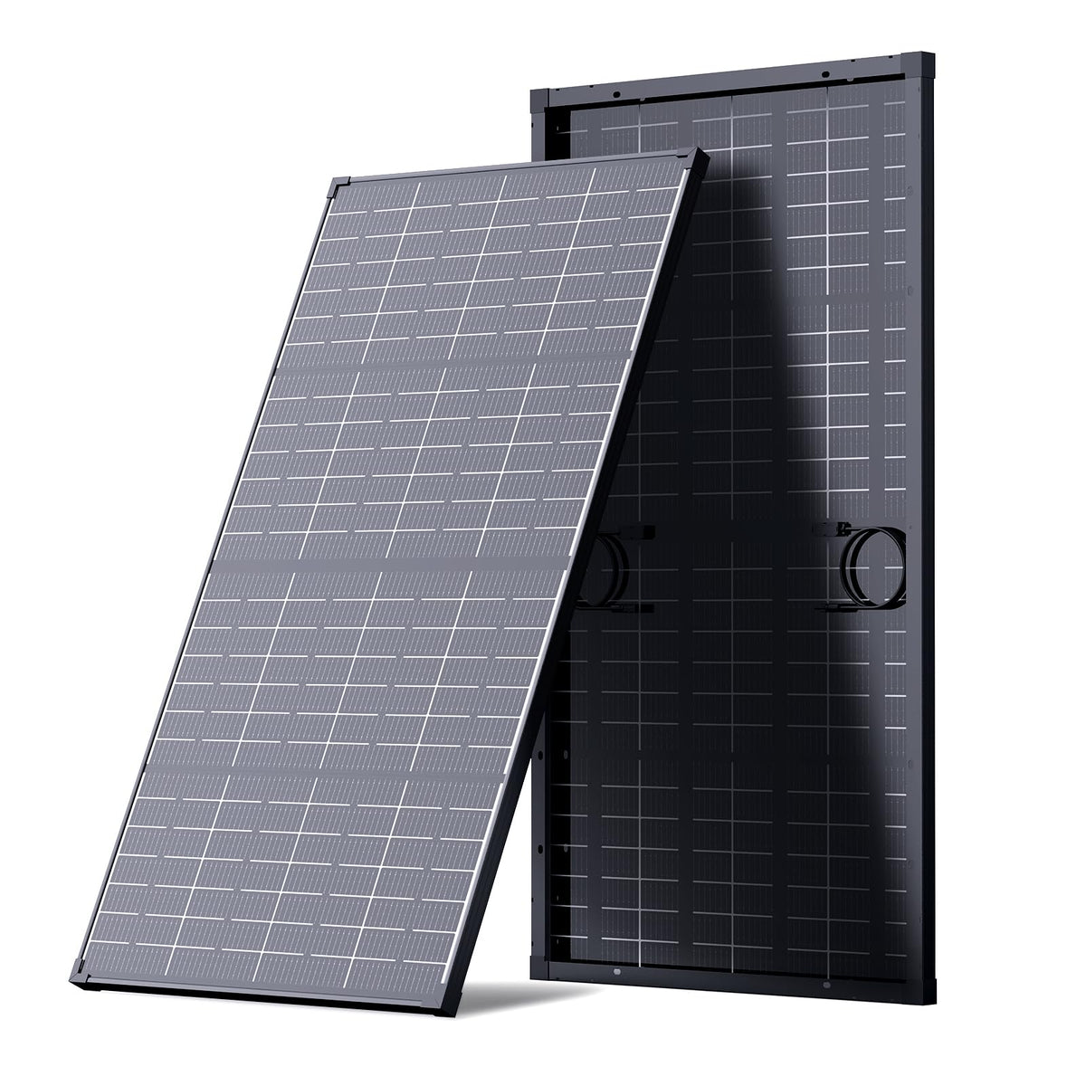 Callsun 215W anti-shading panel close-up showing four independent power blocks for stable output.