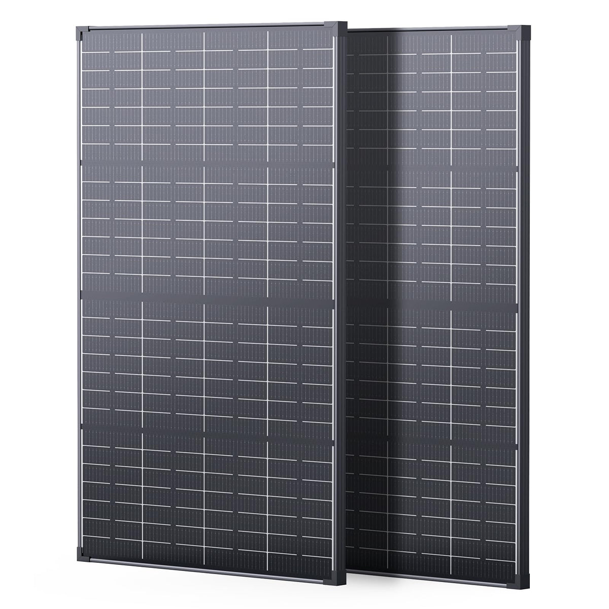Callsun 215W bifacial panel front view for efficient daytime energy capture