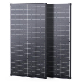 Callsun 215W bifacial panel front view for efficient daytime energy capture
