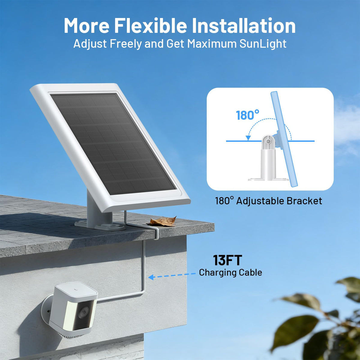 CallSun complete package includes brackets and adapters for plug‑and‑play setup.