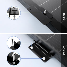Callsun corrosion-free brackets withstand outdoor conditions on RVs and boats.