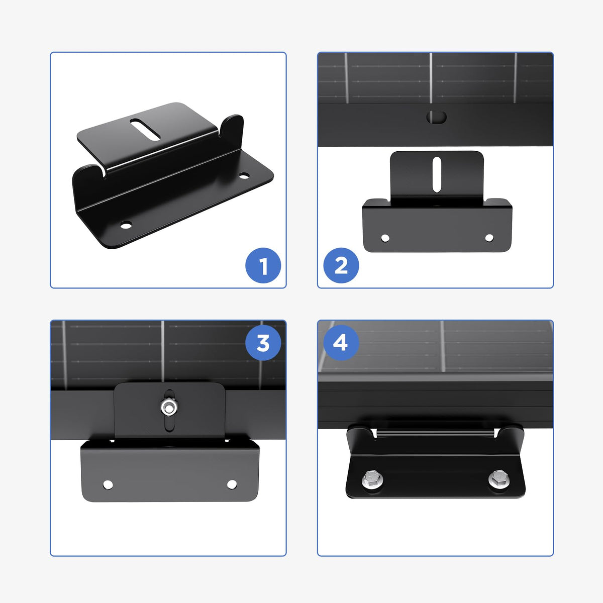 Callsun installation kit with screws, nuts, and washers enables easy setup.