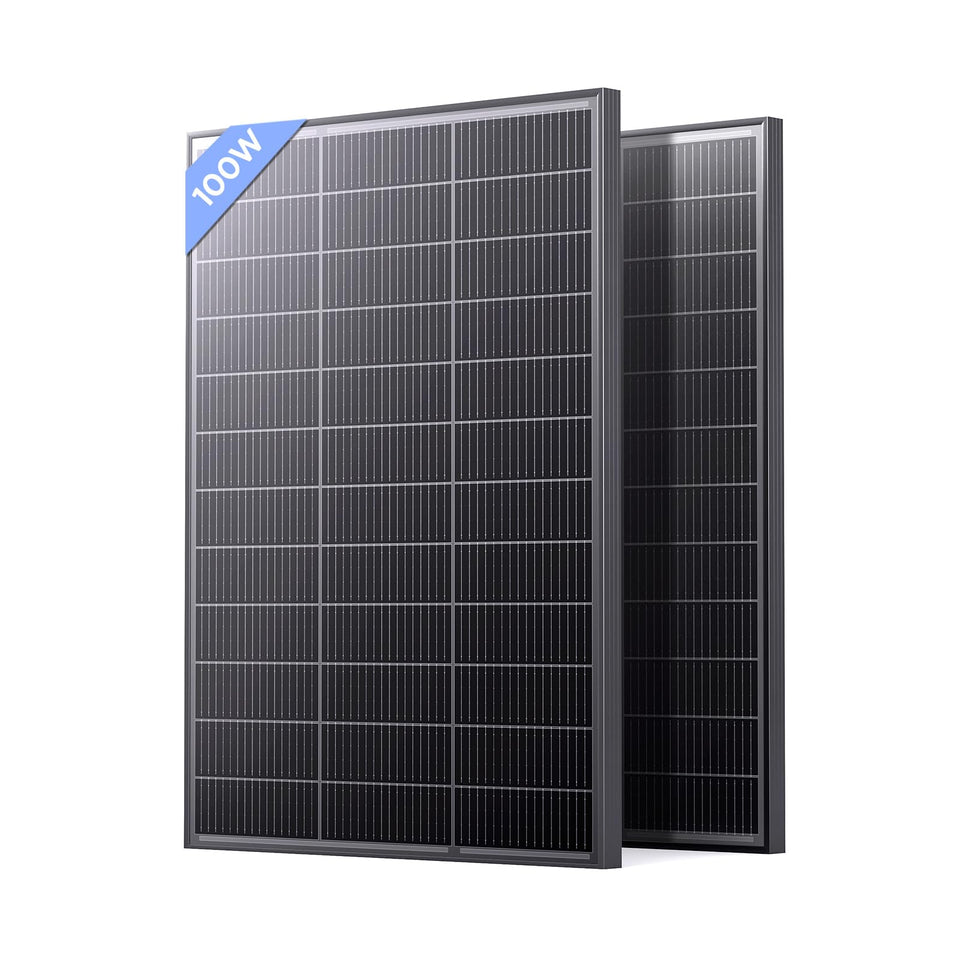 Callsun N-Type 16BB 200W panel front view highlighting compact design for RVs