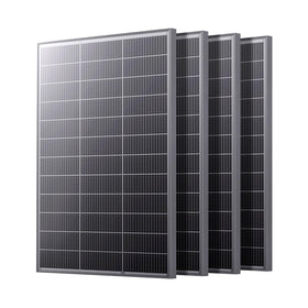 Callsun 400W N-Type panel front view powering off-grid systems.