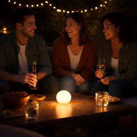 Callyan colorful orb lights transform patios and rooms with soft, immersive color.