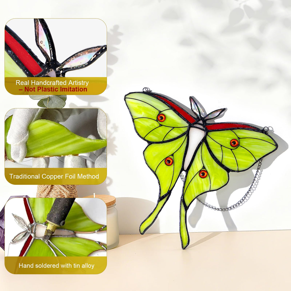 Calmpathz Luna Moth gift-ready packaging makes a meaningful present.