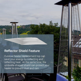 CALPALMY easy installation on most four-sided heaters with minimal effort.