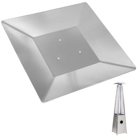 CALPALMY square heat shield for glass tube heaters enhances durability and heat distribution.