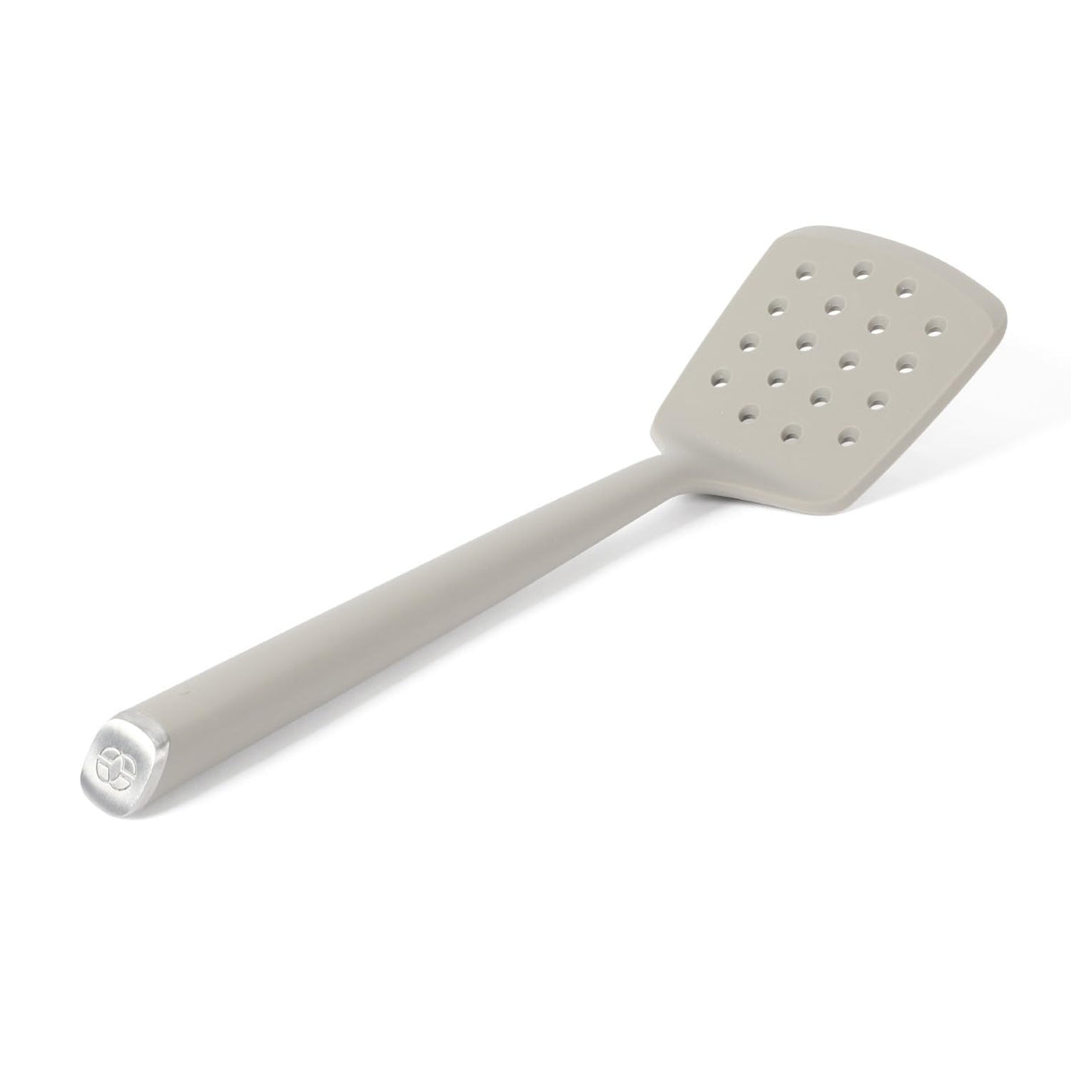 Calphalon Edge silicone slotted turner with angled head for precise flipping on nonstick cookware