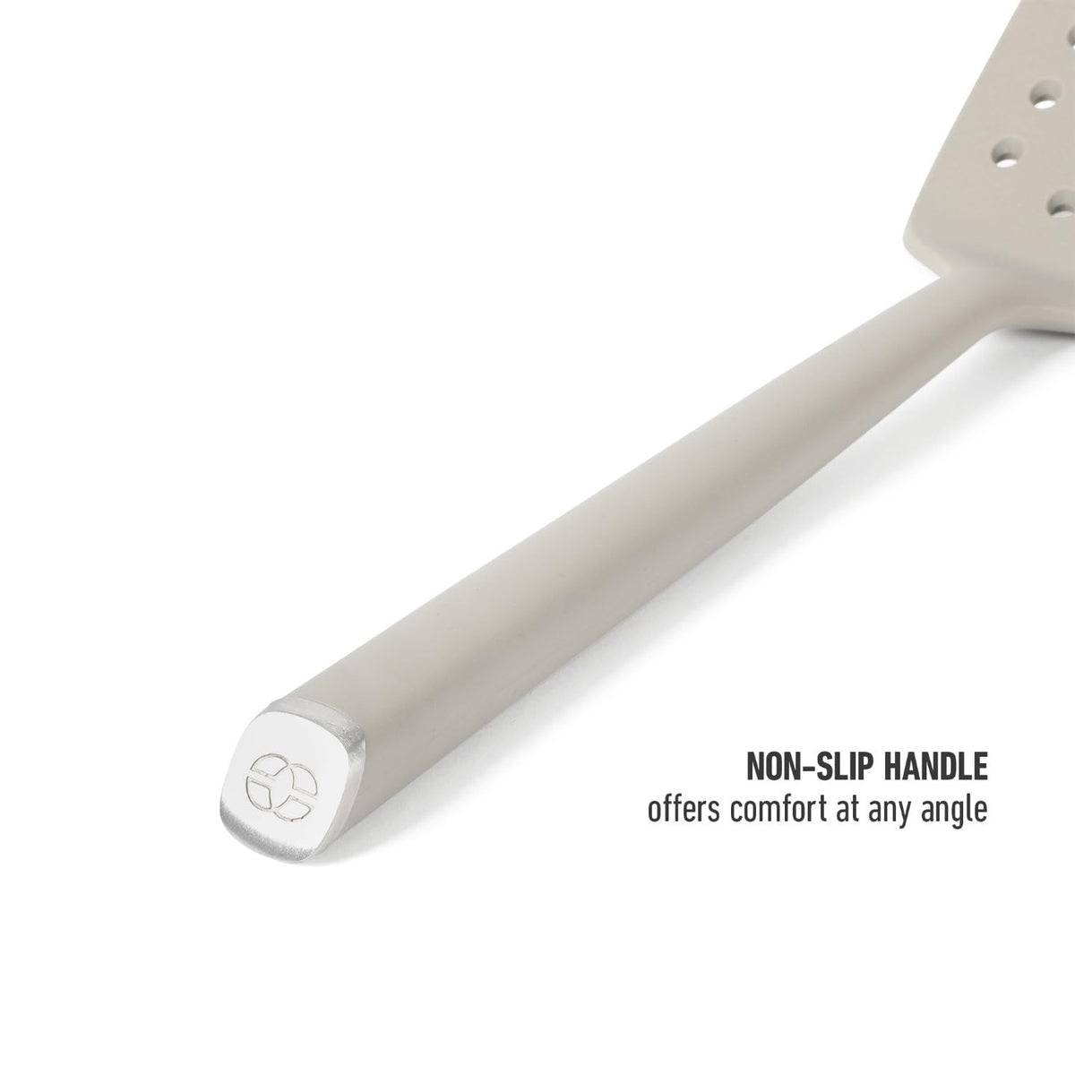 Calphalon Edge silicone slotted turner designed to handle varied tasks with heat resistance