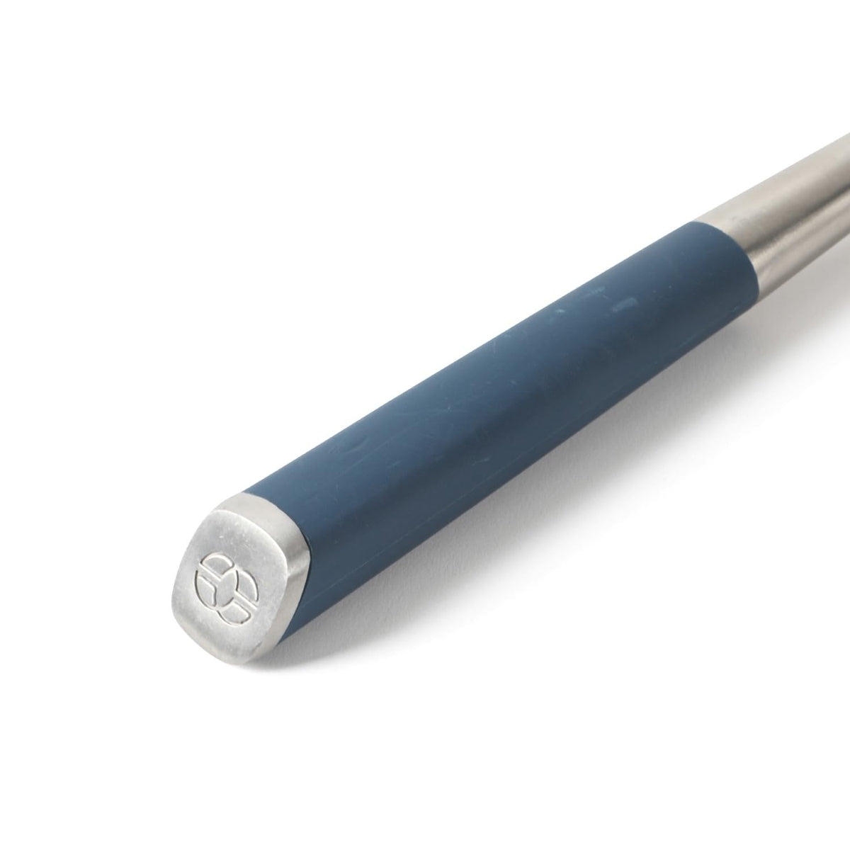 Calphalon Edge slotted turner ergonomic grip detail.