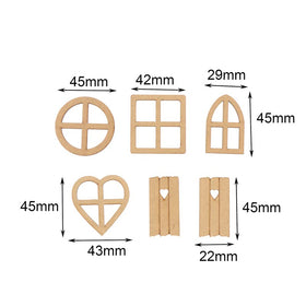Calsgkspray durable wooden ornaments withstand outdoor use with rustic appeal