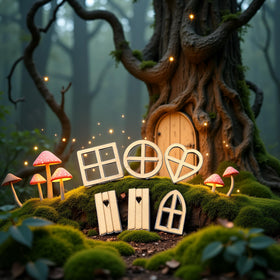 Calsgkspray versatile pieces for fairy houses, trees, and miniature settings