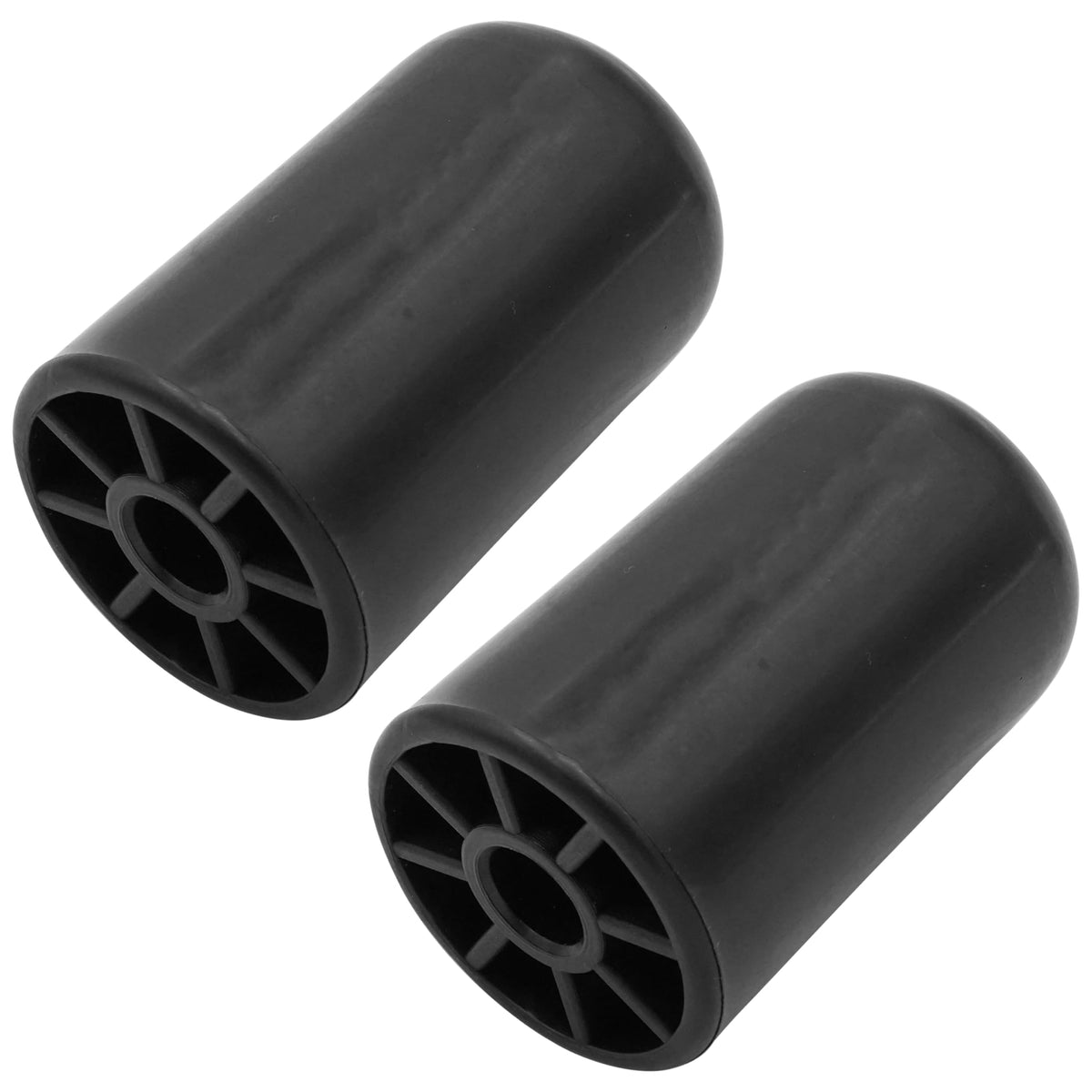 Caltric 1722036SM rounded roller close-up for precise mower deck fit