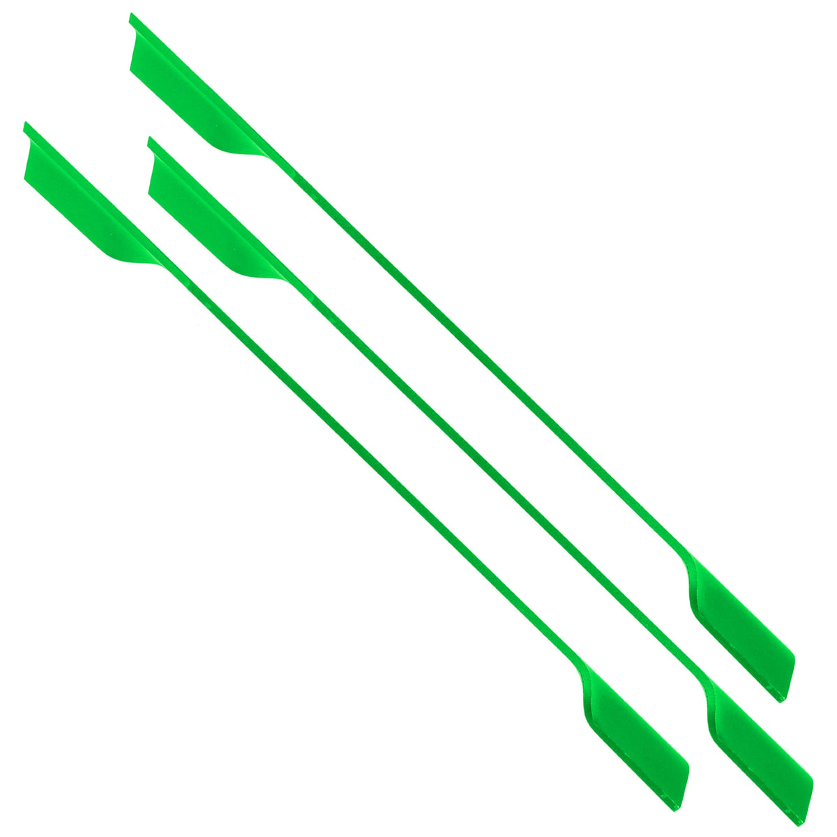 Caltric 61-inch blade, 21in length and 2.5in width, ensures proper deck fit.