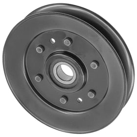Caltric AM135957 V-Idler Pulley installation guide view helps ensure proper fit.