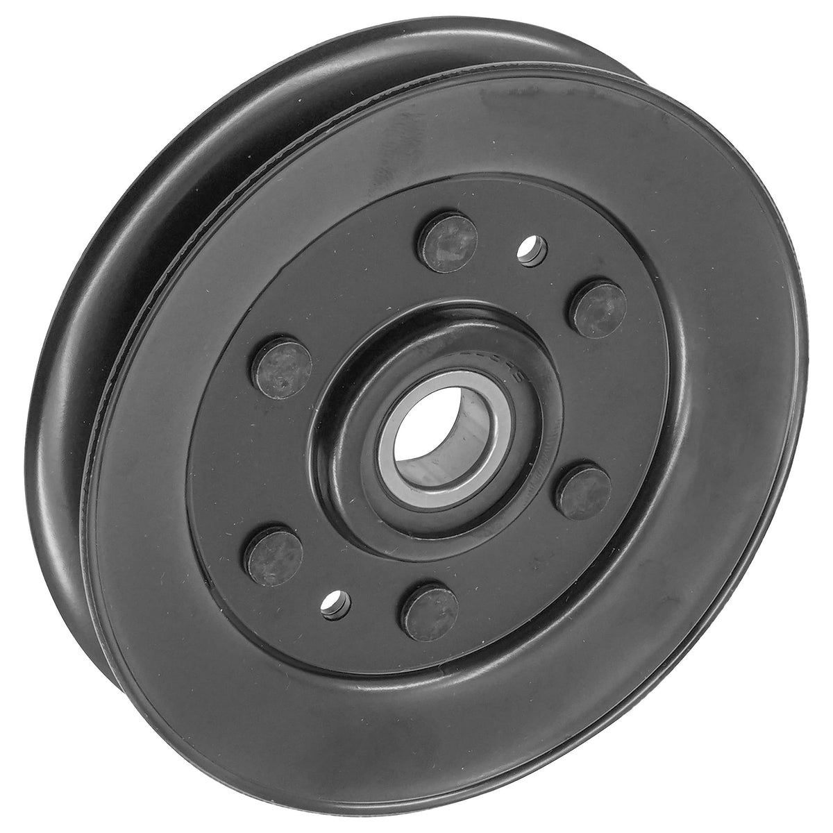 Caltric AM135957 V-Idler Pulley packaging image shows ready-to-install replacement.