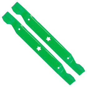Installing Caltric blades on a mower for precise edges