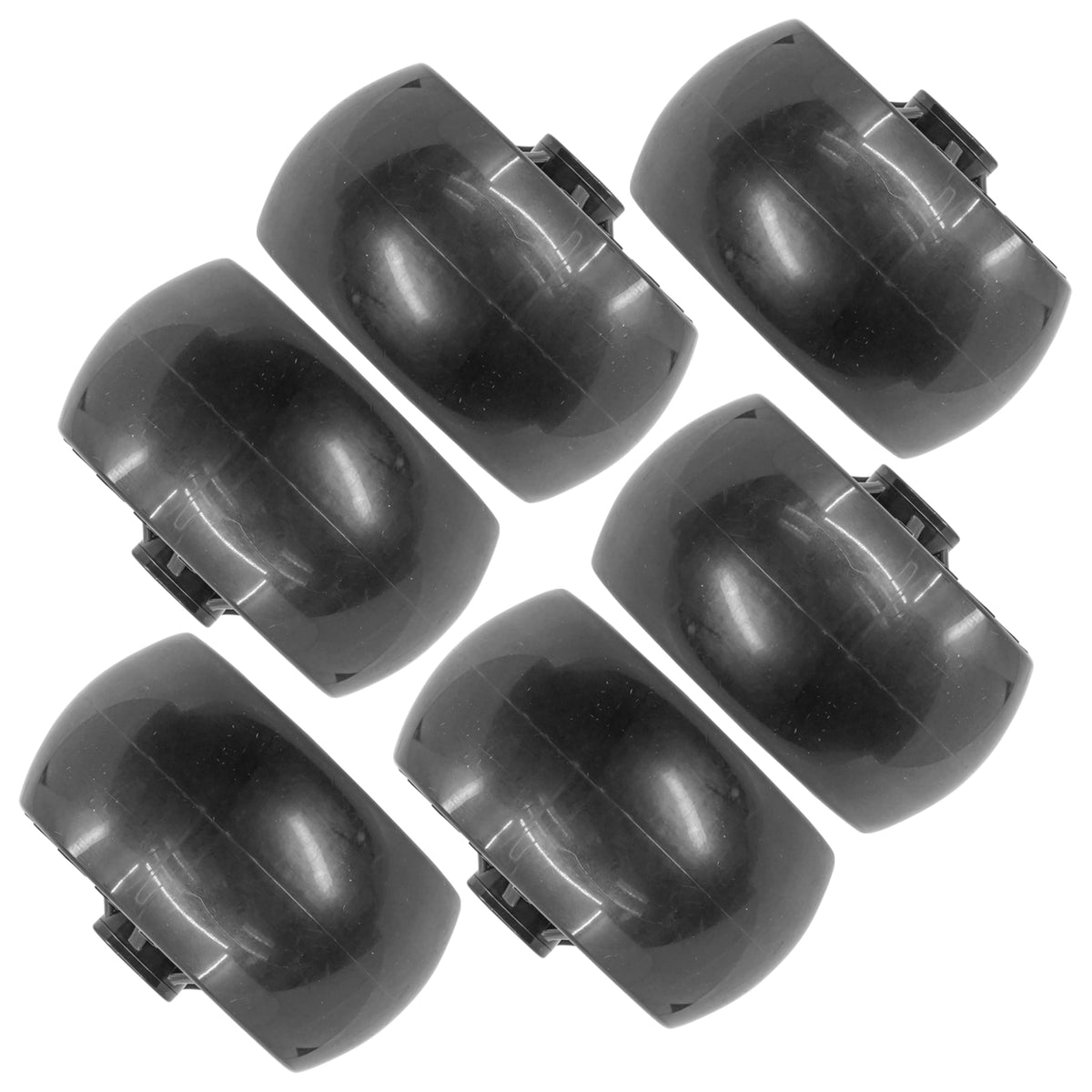 Caltric deck wheel dimensions show precise length width and height for alignment