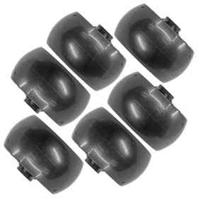 Caltric deck wheel dimensions show precise length width and height for alignment
