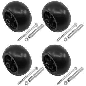 Caltric deck wheel height 84.5mm to support consistent mowing height.