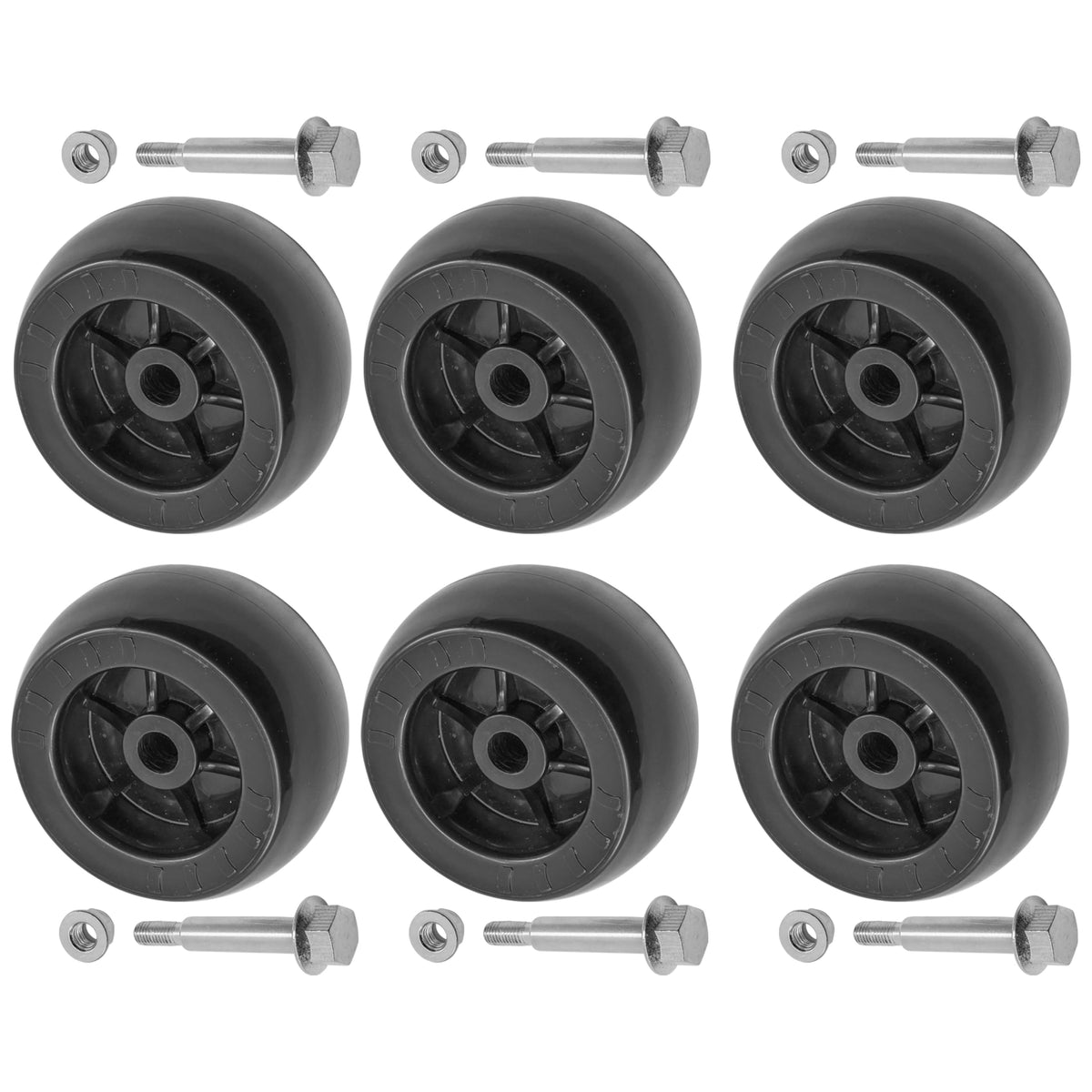 Caltric deck wheel quality assurance for dependable mower performance