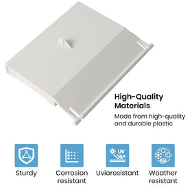 Calvana replacement 8926 white weir gate provides durable performance.