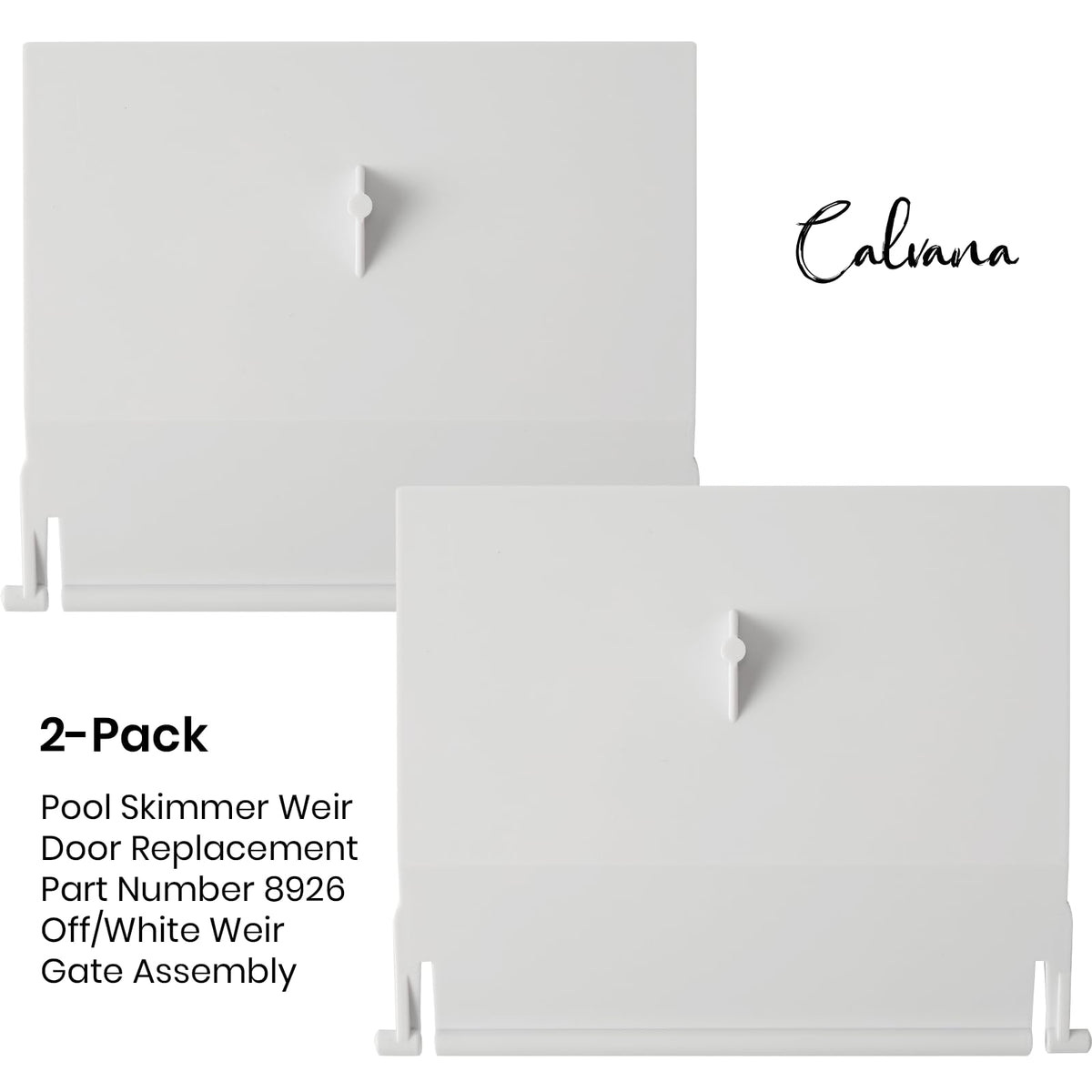 Calvana Bermuda-skimmer compatible weir gate for easy replacement.