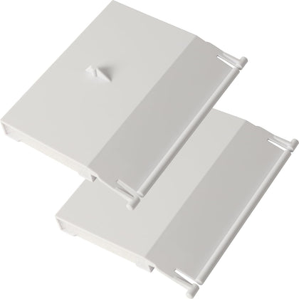 Calvana pool skimmer weir gate 8926 off-white with snap-on tabs for Bermuda skimmers.
