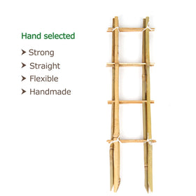 Cambaverd bamboo trellis 3-pack with twist ties secures indoor vines
