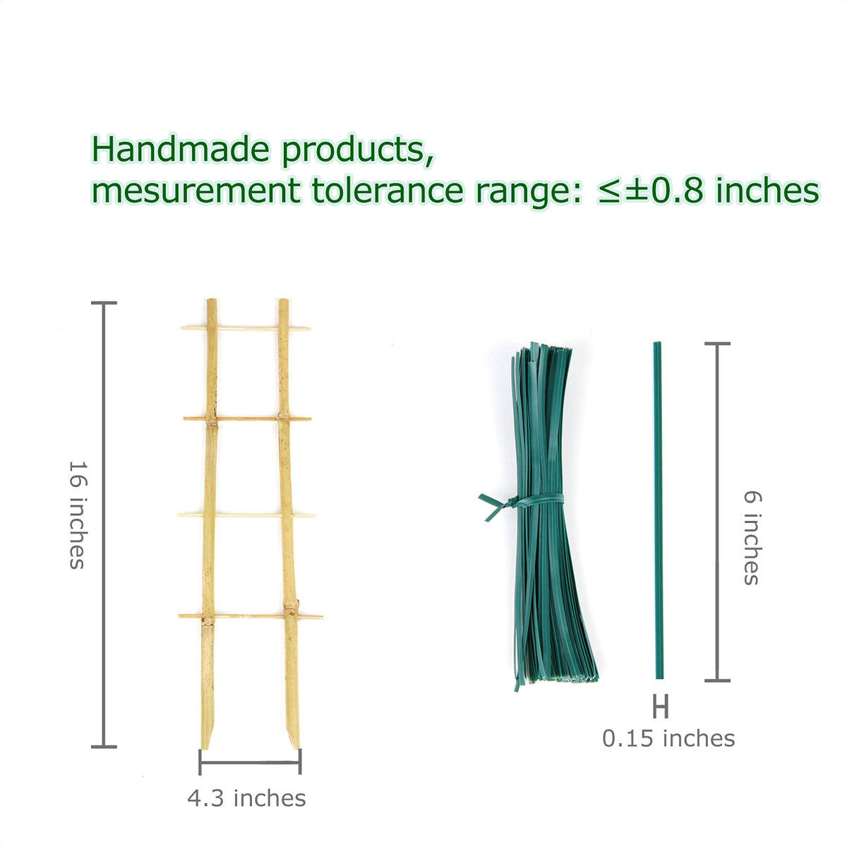 Cambaverd bamboo trellis wall installation for pots or fences