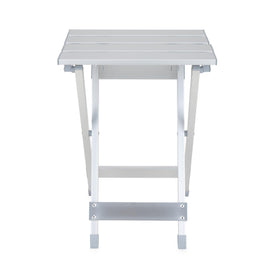 Camco folded profile shows compact 2-inch width for storage
