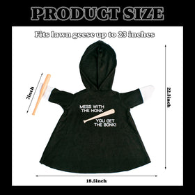 CAMDUCK goose outfit with adjustable hat fits 23-inch goose.