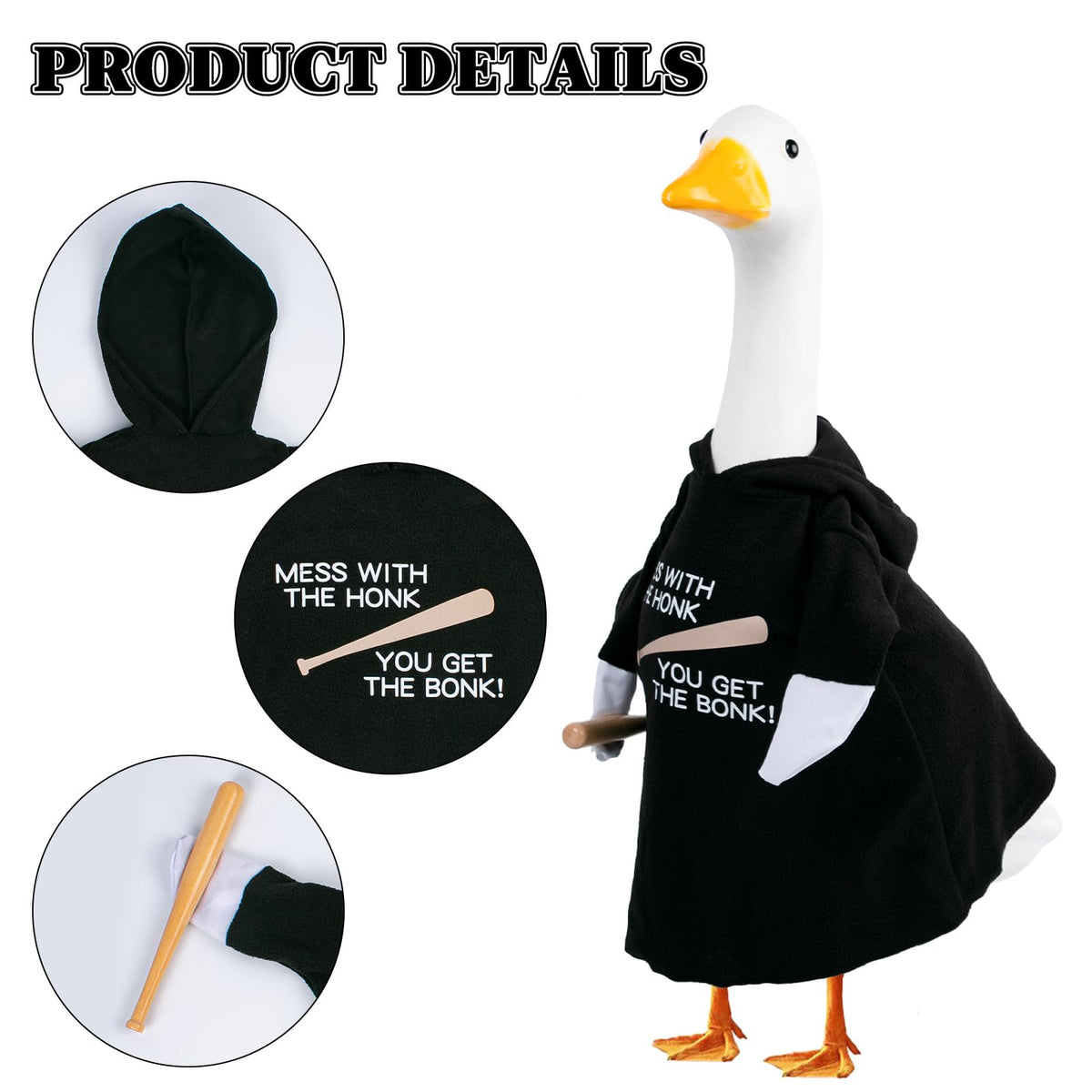 CAMDUCK wooden bat accent adds playful outdoor flair.
