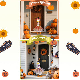 CAMDUCK halloween goose hat creates spooky yet friendly yard accents