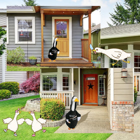 CAMDUCK garden party goose costume for outdoor events.